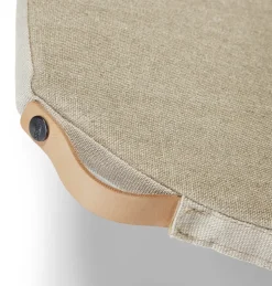 Cojín para silla Pinnockio, Linne beige