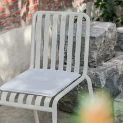 Cojín para silla y silla con reposabrazos Palissade, Sky grey