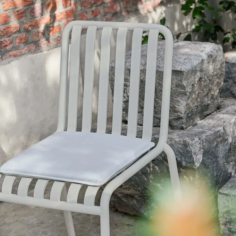 Cojín para silla y silla con reposabrazos Palissade, Sky grey