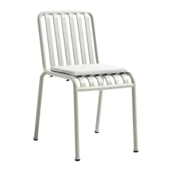 Cojín para silla y silla con reposabrazos Palissade, Sky grey