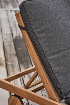 Cojín para tumbona Sandvik, Gris oscuro