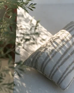 Cojín Stripes outdoor 40x60 cm, Lumbar (beige)