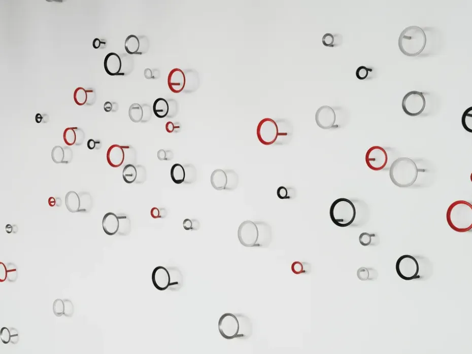 Colgador Loop large Ø9,4 cm, Warm Grey