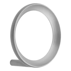 Colgador Loop medium Ø7,8 cm, Brushed Zinc
