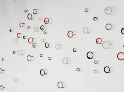 Colgador Loop medium Ø7,8 cm, Brushed Zinc