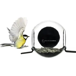 Comedero pájaros de ventosa, plástico reciclado