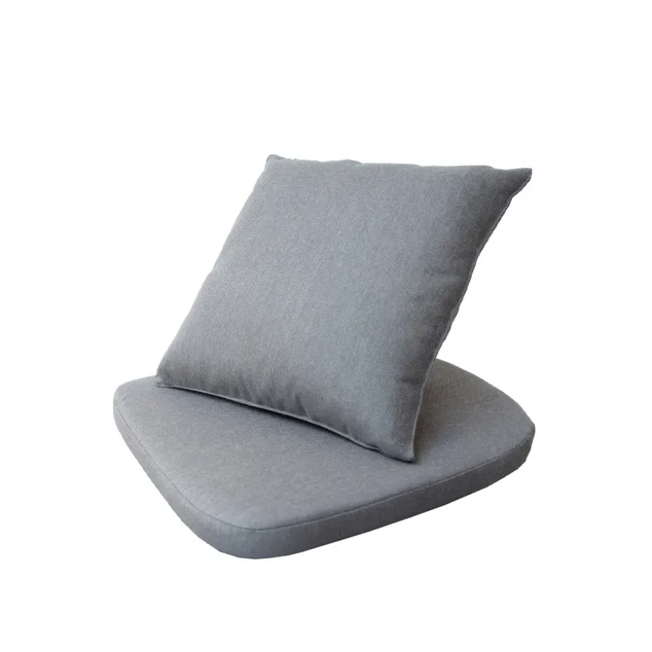 Conjunto de cojines para silla Moments, Cane-Line Natté grey