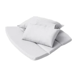 Conjunto de cojines para Butaca Lounge Breeze respaldo alto, Cane-line Natté light grey