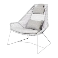 Conjunto de cojines para Butaca Lounge Breeze respaldo alto, Focus light grey