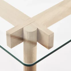 Corners Mesa, Roble teñido de negro, vidrio