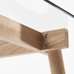 Corners Mesa, Roble teñido de negro, vidrio