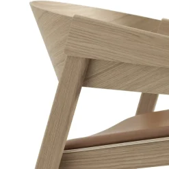 Cover Sillón cuero, coñac-roble