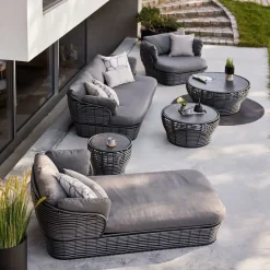 Diván Basket, Grey, Cane-Line weave