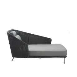 Diván Mega, Graphic, izquierdo, incl. cojines grises