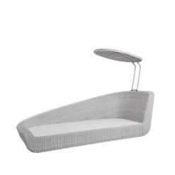 Diván Savannah, White grey, derecho