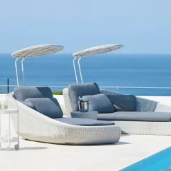 Diván Savannah, White grey, derecho