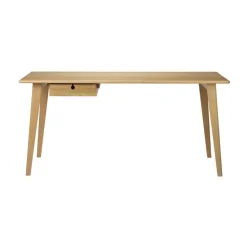Escritorio C67 Butler, Oak nature lacquered, 60x156 cm