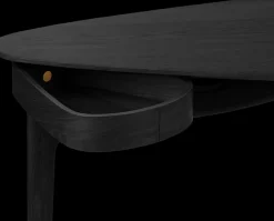 Escritorio Duende 67,1x130 cm, Black oak