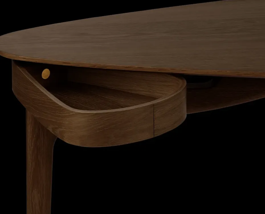 Escritorio Duende 67,1x130 cm, Dark oak