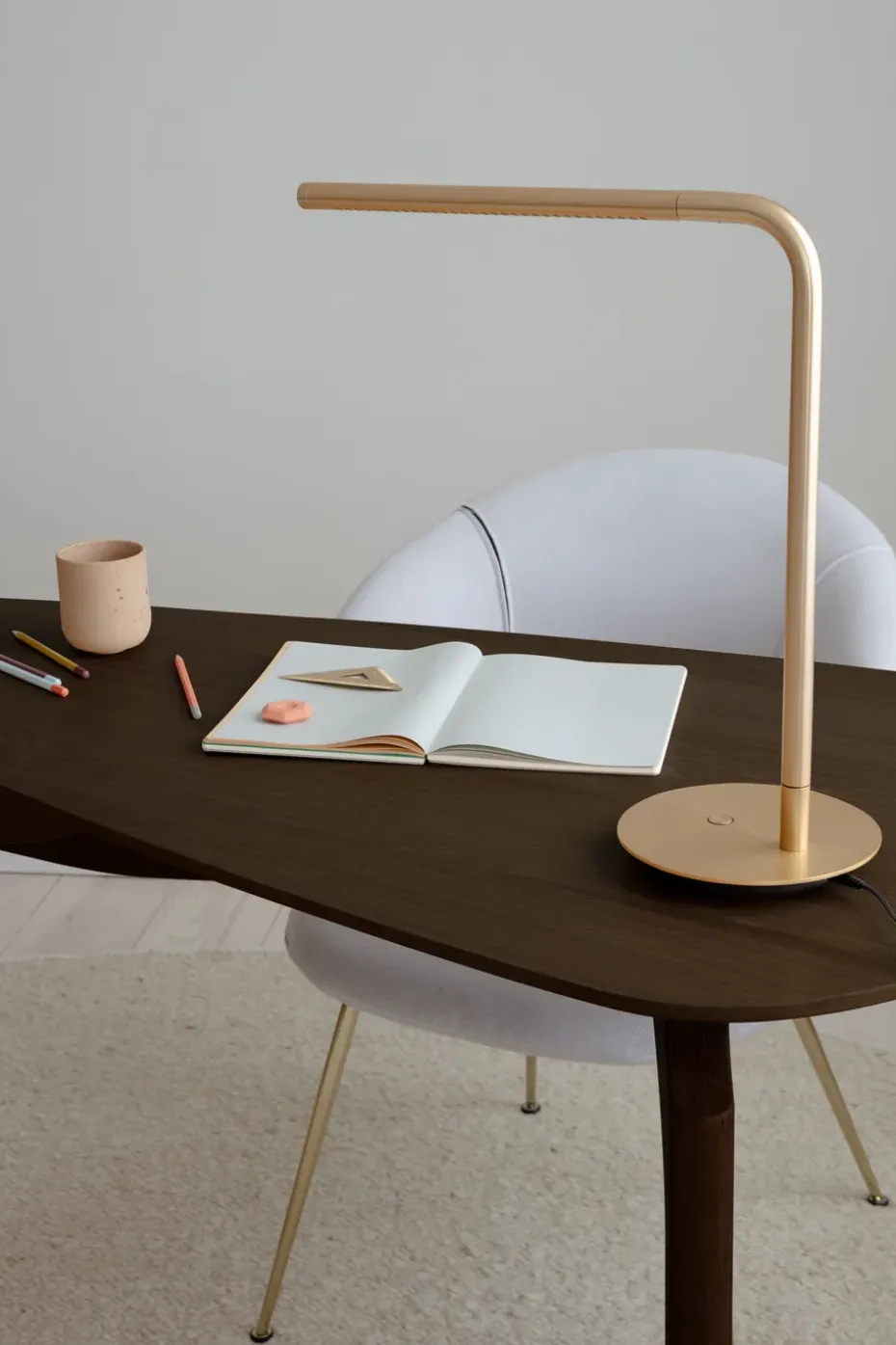 Escritorio Duende 67,1x130 cm, Dark oak