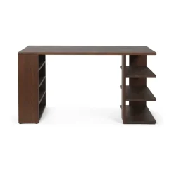 Escritorio Edre 137x65x73,5 cm, Pino teñido oscuro