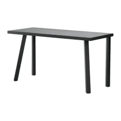 Escritorio Homework 140x60 cm, Fresno teñido de negro
