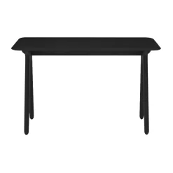 Escritorio individual Slab 60x120 cm, Roble negro