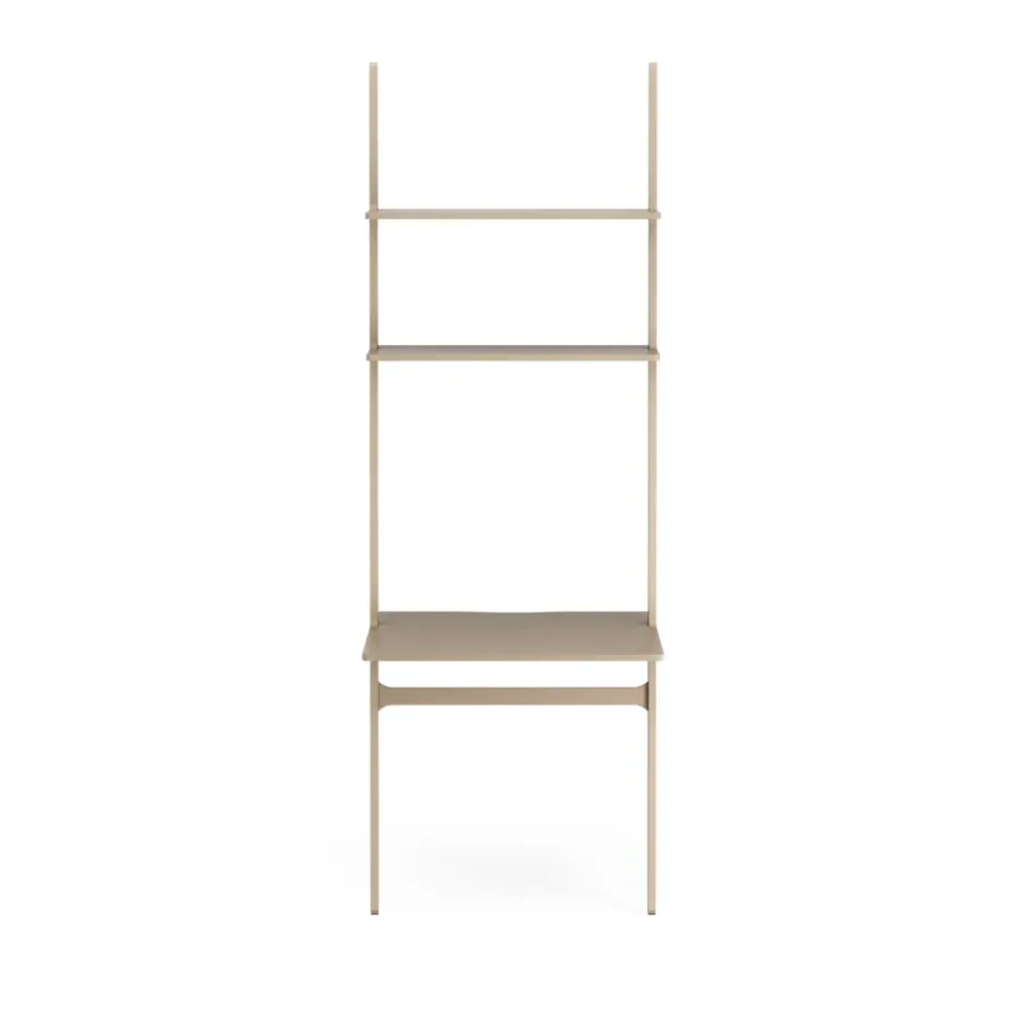 Escritorio Libri, Fresno lacado nuez moscada