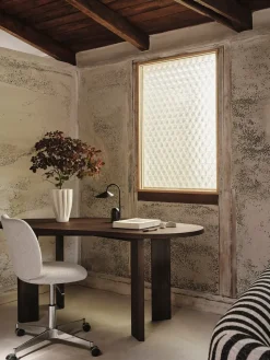 Escritorio Tarn 90x170 cm, Dark stained beech