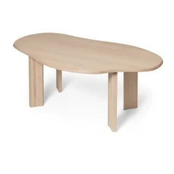 Escritorio Tarn 90x170 cm, White oiled beech