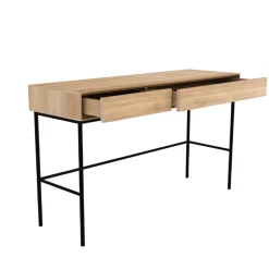 Escritorio Whitebird 77x127 cm, Roble 2 puertas