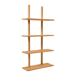 Estante de pared Essence, Roble natural aceitado, 70x25x140 cm