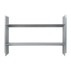 Estante de pared Lager 26x77 cm, Aluminio