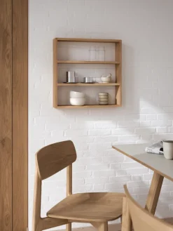 Estante de pared Sector , Roble, 50×50×10 cm