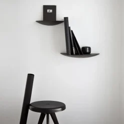 Estante Gridy Fungi, negro, pequeño