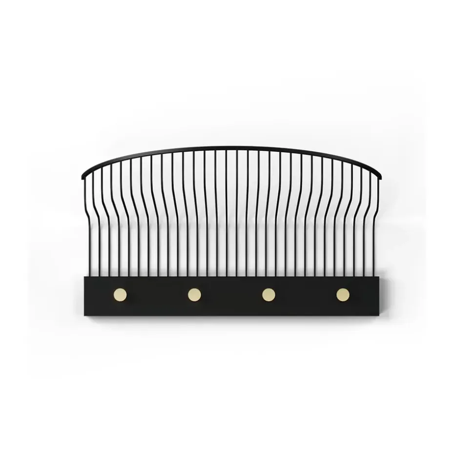 Estante para sombreros Lunett, Negro
