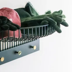 Estante para sombreros Lunett, Negro