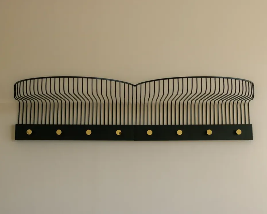 Estante para sombreros Lunett, Negro