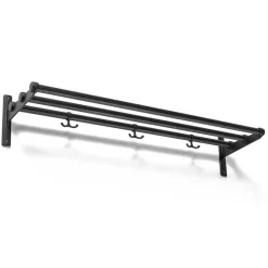 Estante perchero o zapatero Nostalgi , negro, negro