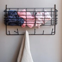 Estante portaobjetos Mitten, negro