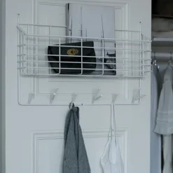 Estante portaobjetos Mitten, blanco