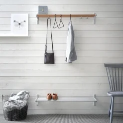 Estante sombrerero o zapatero Nostalgi, Latón, base negra