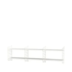 Estante String, Blanco, 58x30 cm, paquete de 3