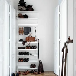 Estante String metal, Blanco, 78x20 cm, borde bajo