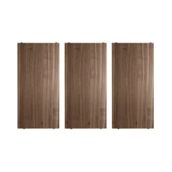 Estante String, Nogal, 58x30 cm, paquete de 3