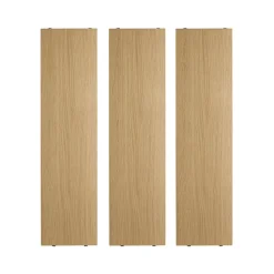 Estante String, Roble, 78x20 cm, paquete de 3