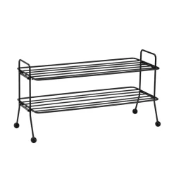 Estante zapatero Bill, negro