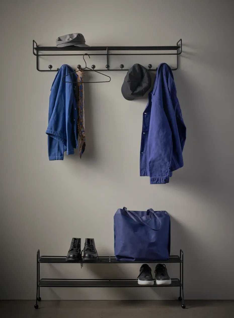 Estante zapatero Bill Shoe Shelf L, Negro