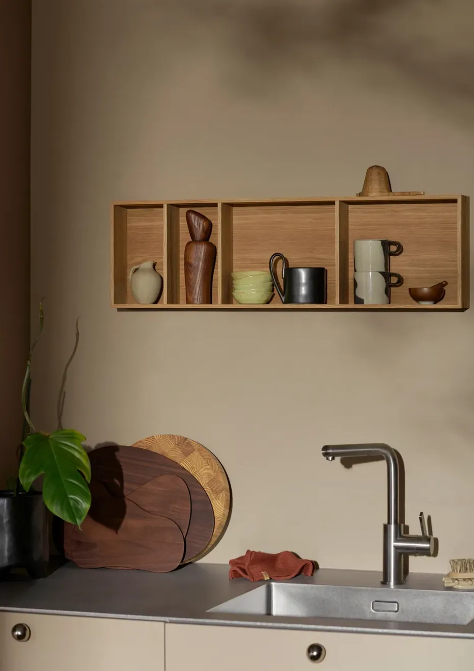 Estantería Bon 36x47 cm, Oiled Oak