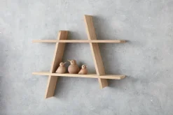 Estantería de pared A-Shelf Large 78x12x67 cm, Oak